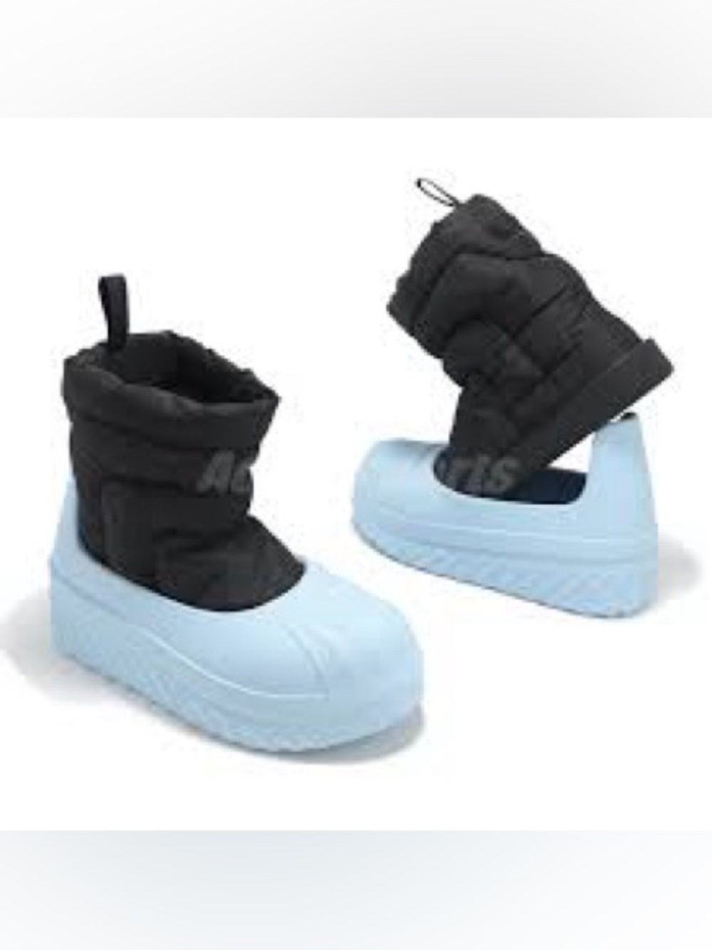 Adidas Womens adiFOM Superstar Winter Boot 'Black Clear Sky New With Tags